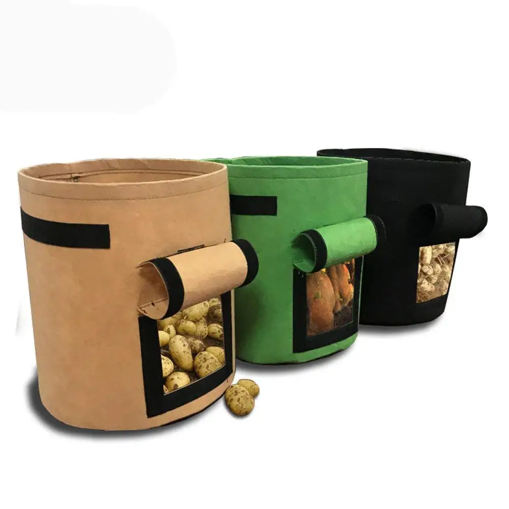 Best Selling Handmade High Quality Felt Potato Garden Grow Bag Felt