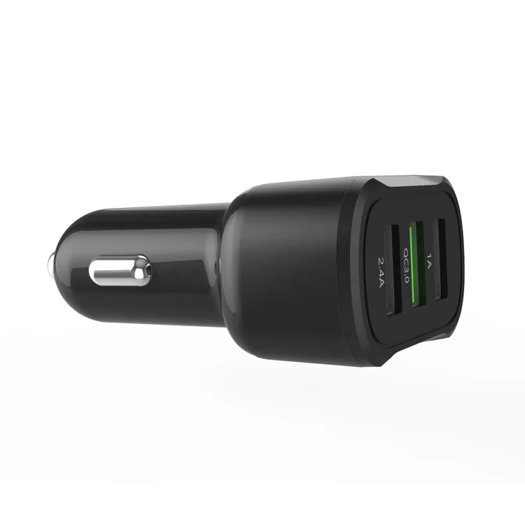 Super Cost-effective QC3.0 3USB 35W Fast charging Car charger