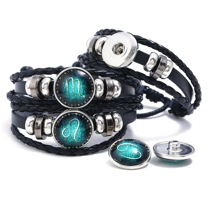 Virgo good Genuine Leather Bracelet