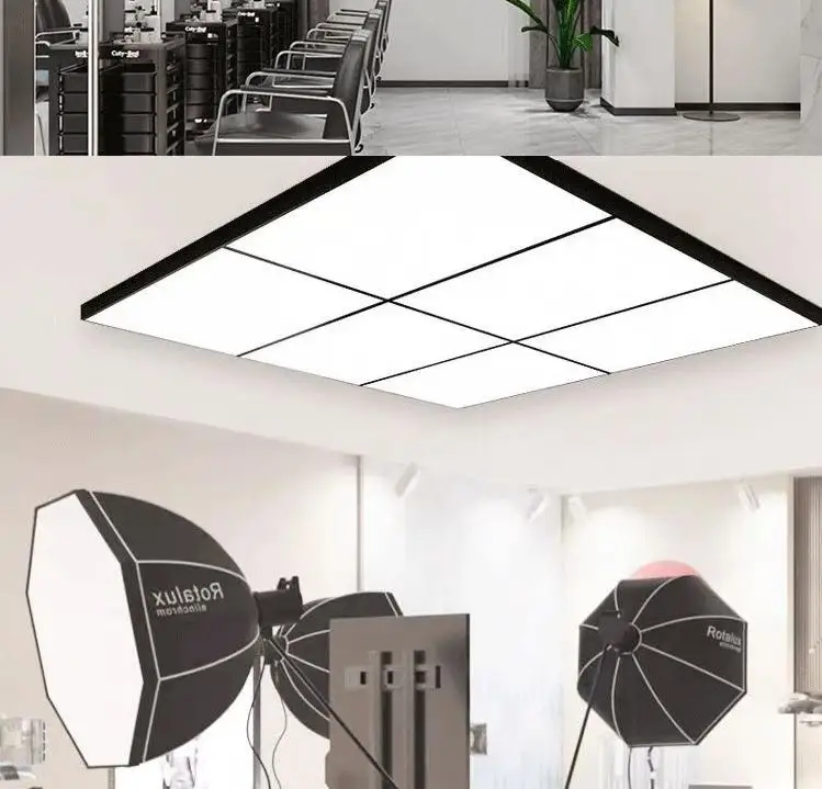 product billiard hall atmosphere light hexagonal logo pattern decorative pendant light gym internet cafe barber shop supermarket light-8