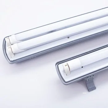Stainless Steel Fluorescent Light Fitting Led IP65   Tri-proof 36W T8 Tube Fixtures