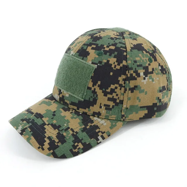 戰術軍帽戶外運動 snapback 條紋軍帽迷彩帽子簡約軍隊迷彩狩獵帽子