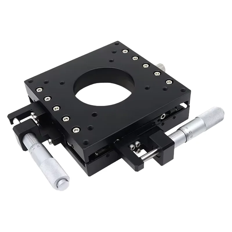 rb aluminum alloy engine ultra thin manual displacement sliding table small-13