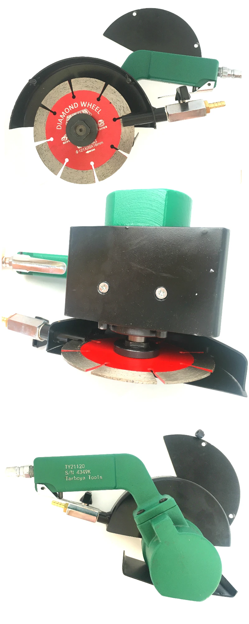 Ty21120 Watercooling Pneumatic Stone Cutter W/ Water Hose,Nipple,Saw