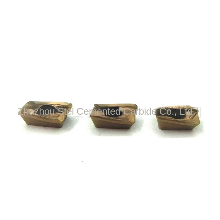 New APKT1604 Toothed Milling Insert Tungsten-Titanium-Cobalt Cemented Carbide Good Chip Removal
