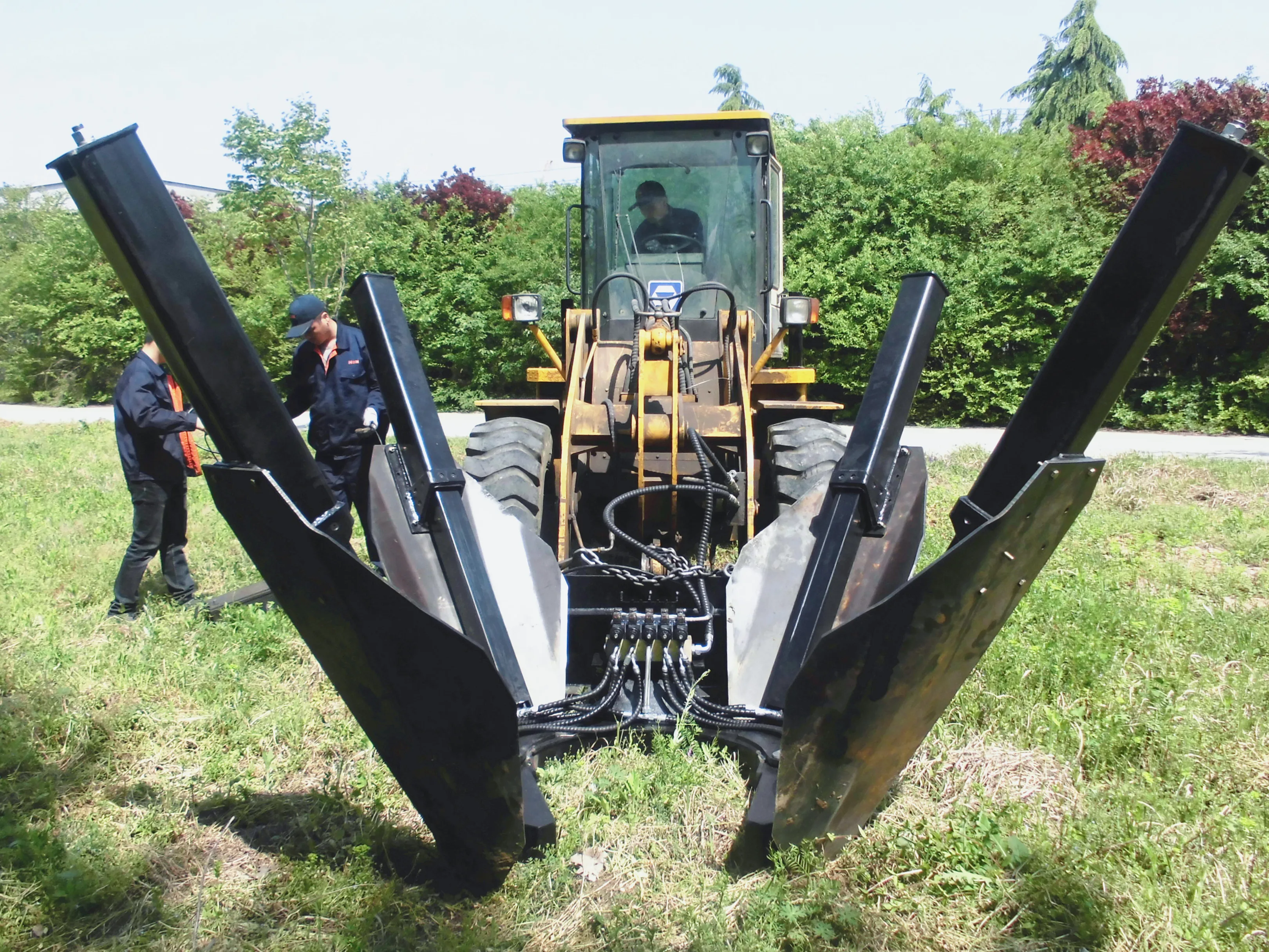 2020 New product HCN Brand attachment Tree spade tree transplanter tree transplanting machine for greenland