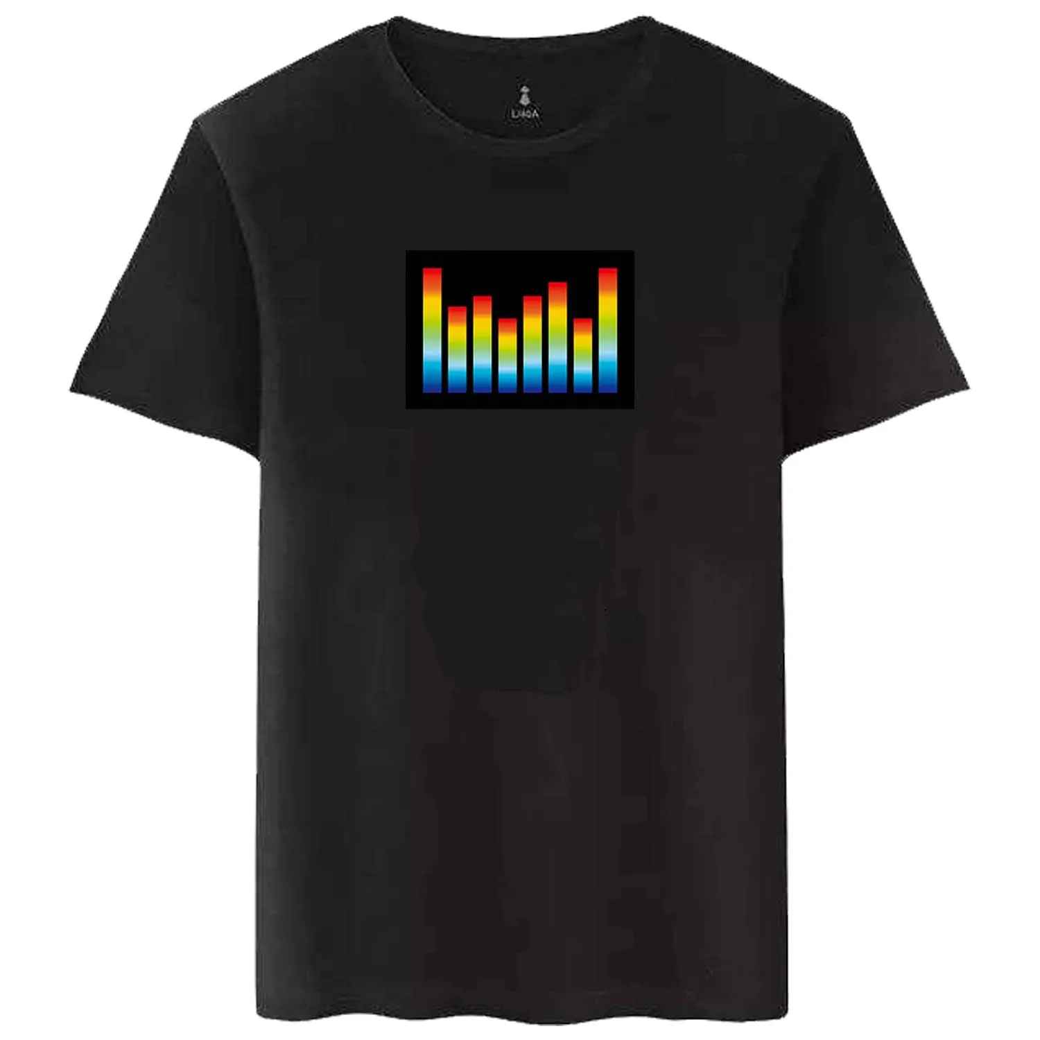 Led music t shirt best sale