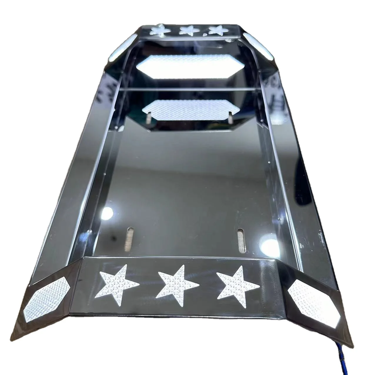 GHCD New Product High Quality  Japanese Truck LED Stainless Steel  License Plate Frame Size 44*26 Factory Direct Sales details
