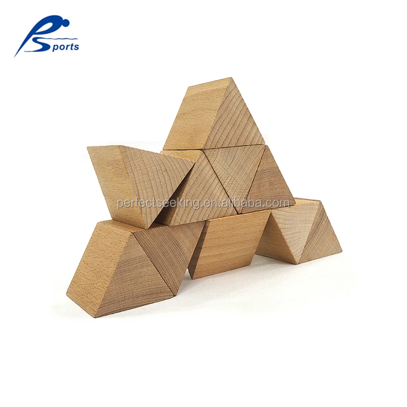 Classic Wooden Pattern Blocks Equilateral Triangle Wood Pieces Buy