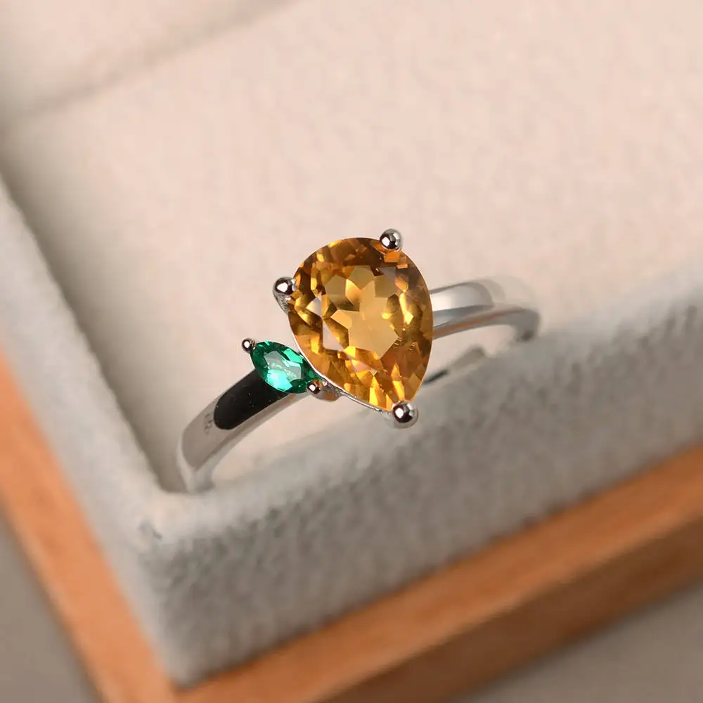 Factory Cheap 925 Sterling Silver Gold Plated Hurrem Sultan Garnet Ring