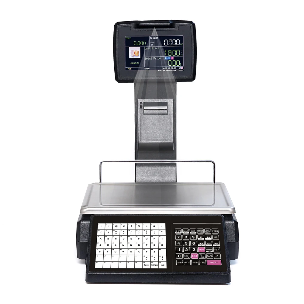 Scale ai digital printing scale weighting scale with receipt printing supplier