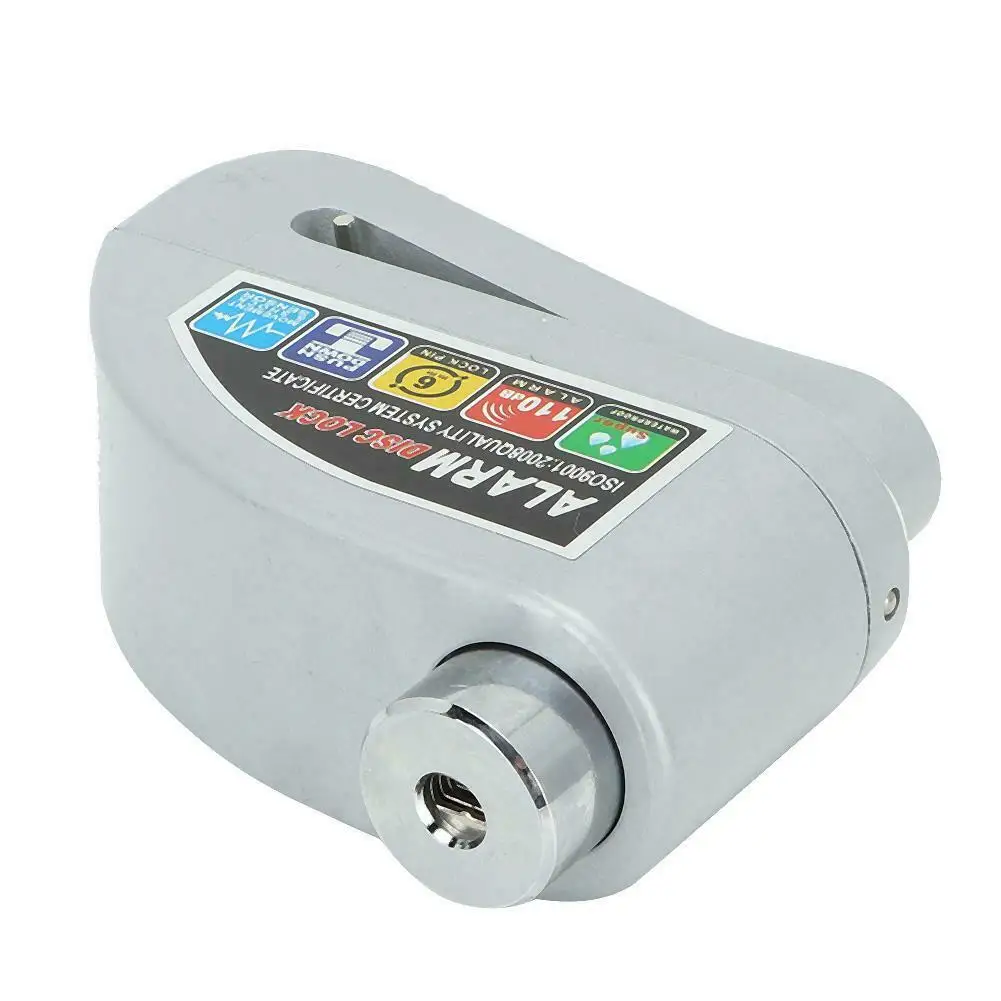 Waterproof Motorcycle Alarm Lock Bike Disc Lock Security Antitheft For