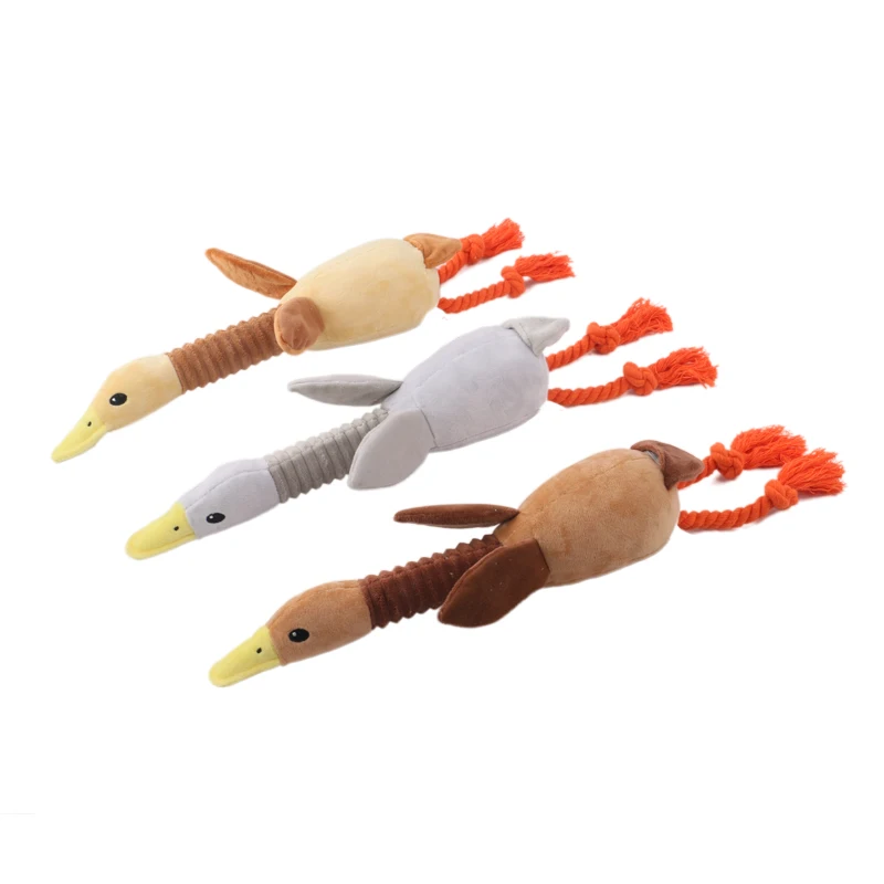 Durable Flying Bird Indestructible Squeaky Interactive Pet Chew Dog