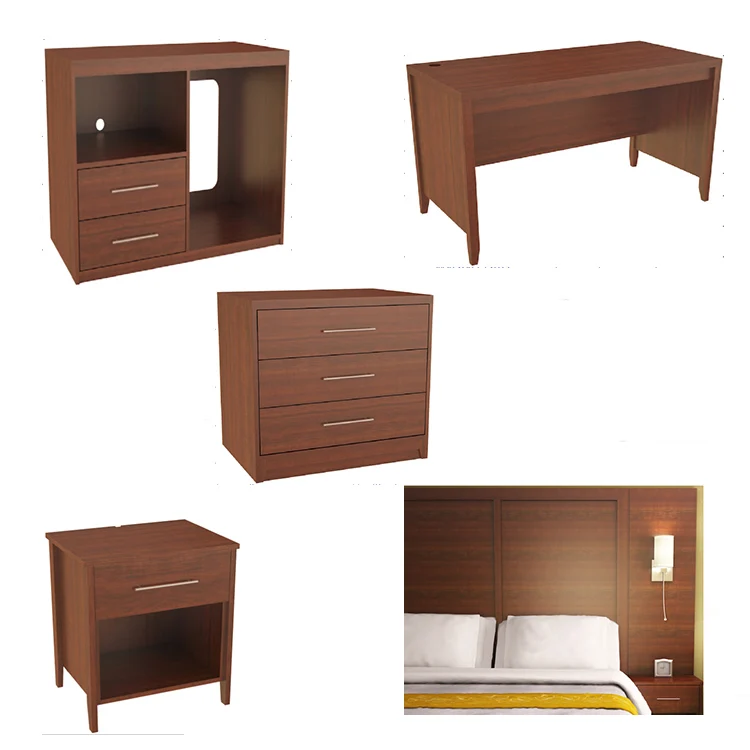 wood veneer bedroom set