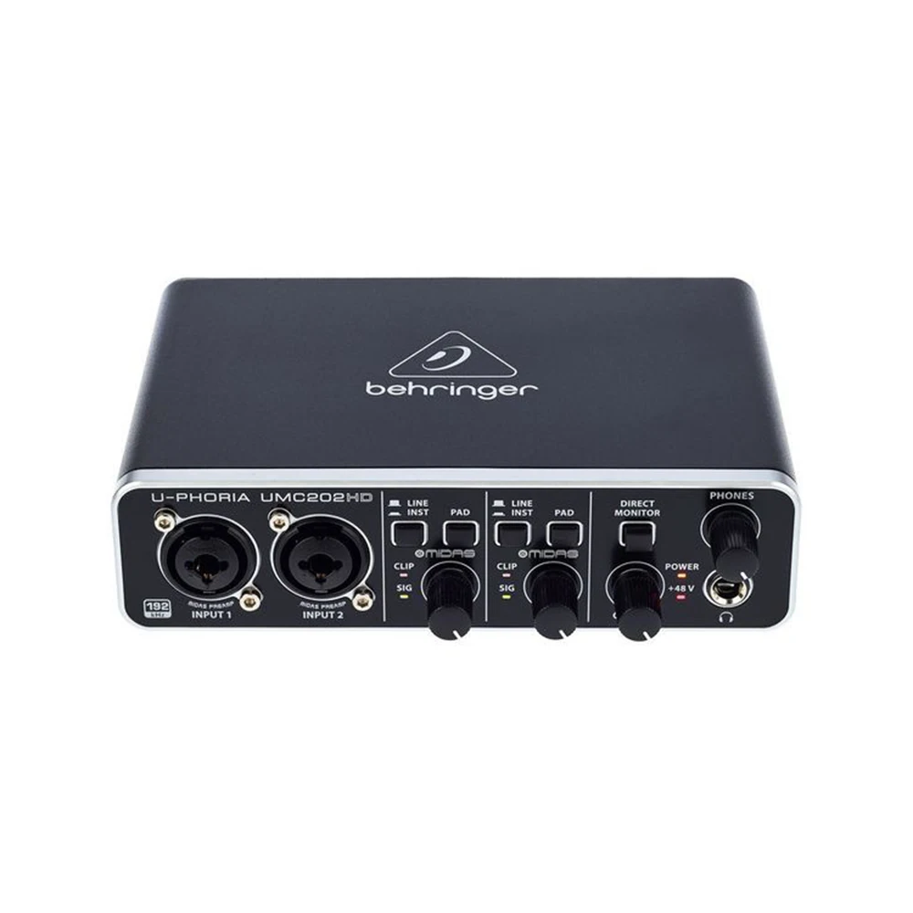 Behringer UMC202HD - Premium 2-In/2-Out USB Audio Interface