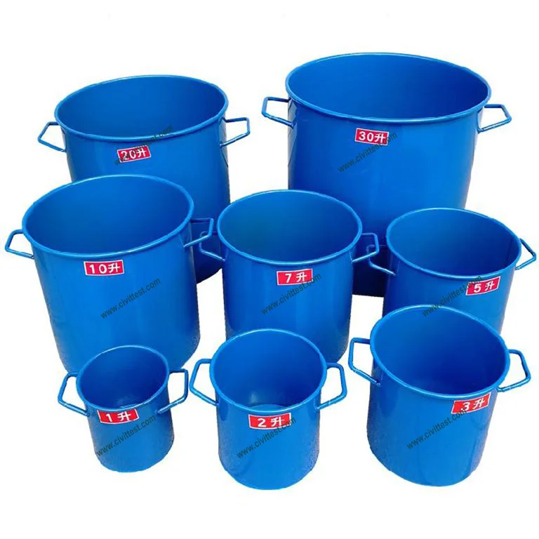 5l,10l,30l Concrete Bulk Density Tester Unit Weight Measure Apparatus