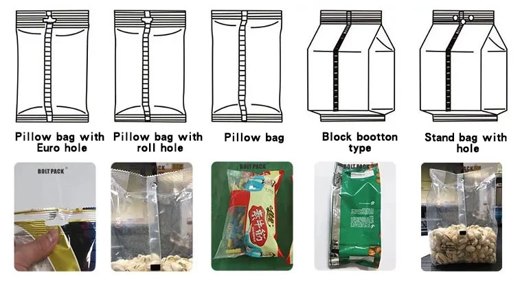 food bag packaging sample