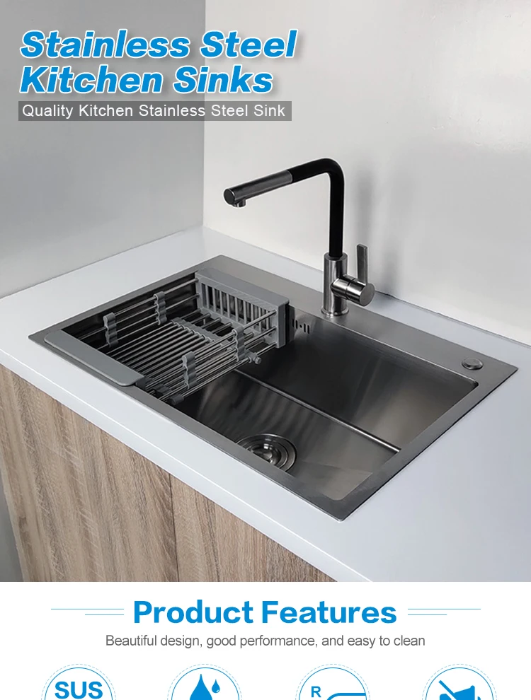 Hot Selling 680x450mm Dimensions Size Kitchen Sink Scratch Resistant Kitchen Sink Buy Hot