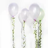 S-3453 New Design Artificial Silk Leaves Total 40m Green Leaves Flower Garland For Wedding Party Decoration