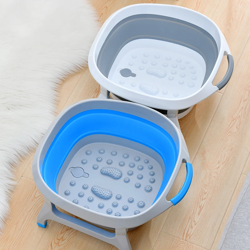 Folding Water Container Space Saving Bucket Collapsible Foot Bath