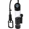 hot selling male penis massager vibrating penis pump enlargement Penis Enhancement Pump Device with pressure gauge