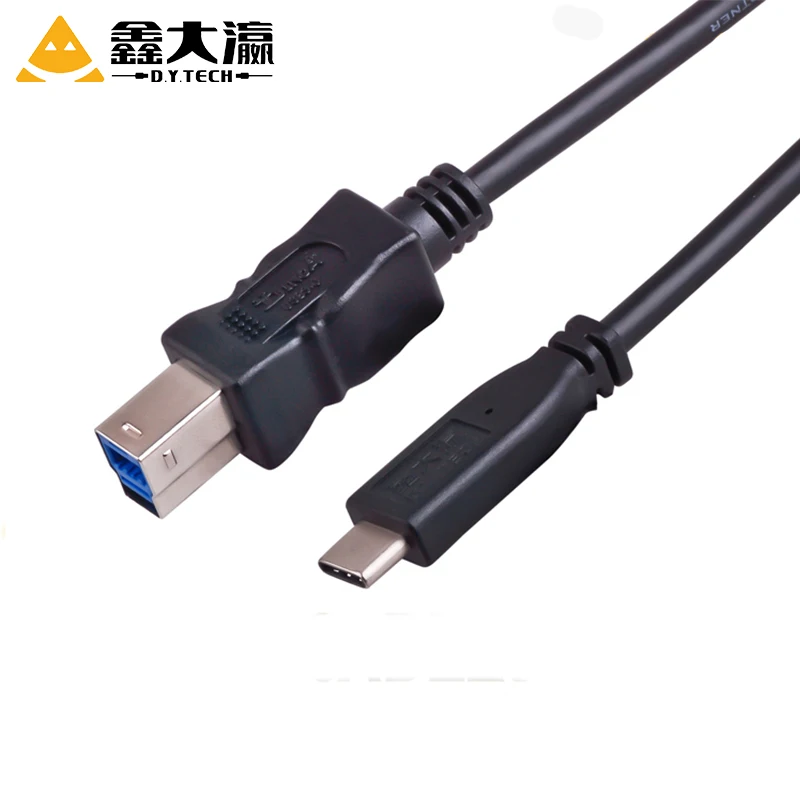 
Premium quality USB 3.0 Type-c Print Cable Type c Male to Type B Male Double Shielded USB 3.0 printer cable 
