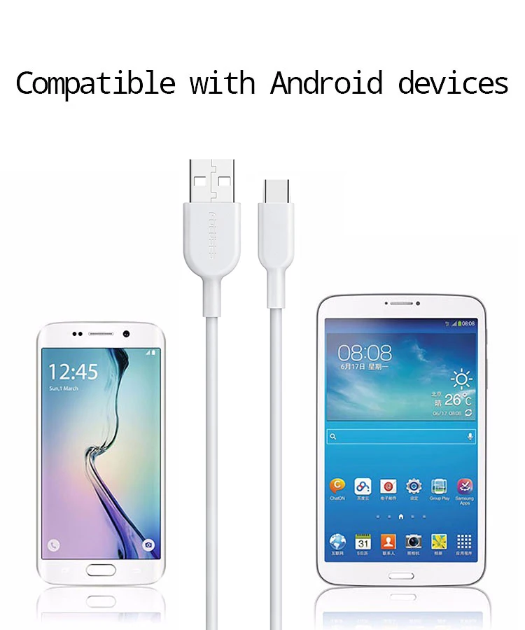 Micro usb kabel u cavo neck ubsilon android charging line male female lampe rechargeable cord for android micro usb charger - ANKUX.COM
