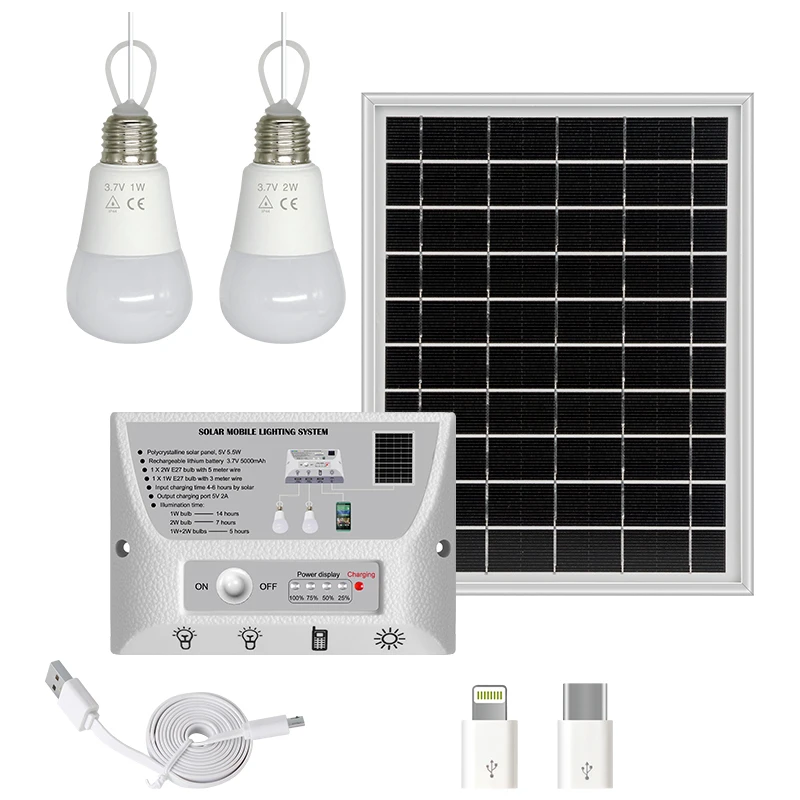 Manufacture Factory Low Price Household Solar Home Lighting System Power Panel Solar System
