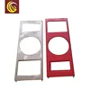 YUNRUI extruded aluminium tube and pipe profile aluminium oval type of aluminium profile for windows audio control panel