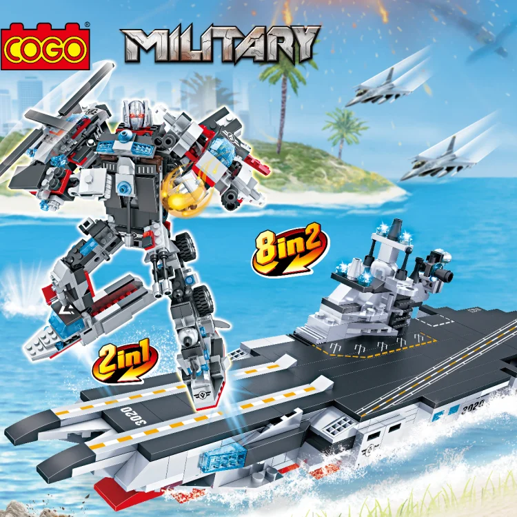 Amazon | COGO ブロック オモチャ 軍事シリーズ 3in1デザイン