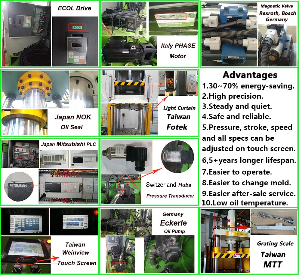 Full automatic servo hydraulic Press high efficiency powder compact metallurgy machinery