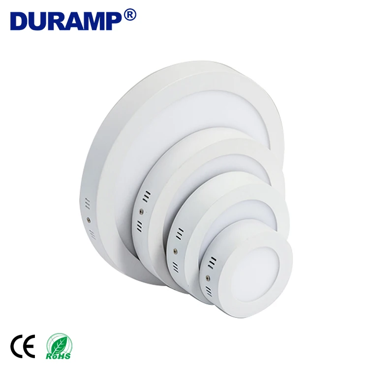 Top Quality Modern Surface Mounted LED Ceiling Lamp Cover Fixture 6W 12W 18W 24W Aluminum Round Square LED Ceiling Light