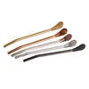 Eco Friendly Ecological Metal Spoon Shape 304 stainless steel straw