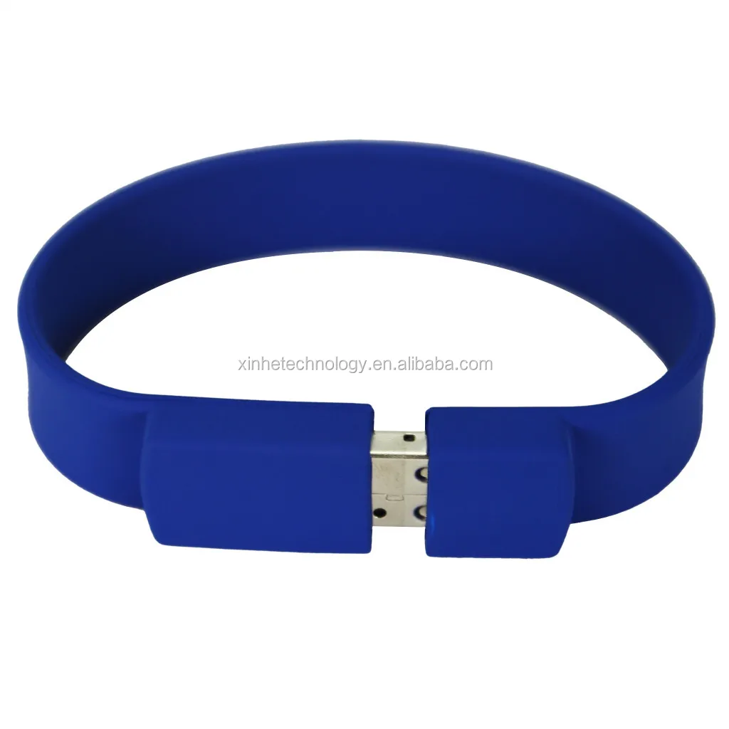 Wholesale rubber wristband usb flash drive shells or housing no chips - ANKUX.COM