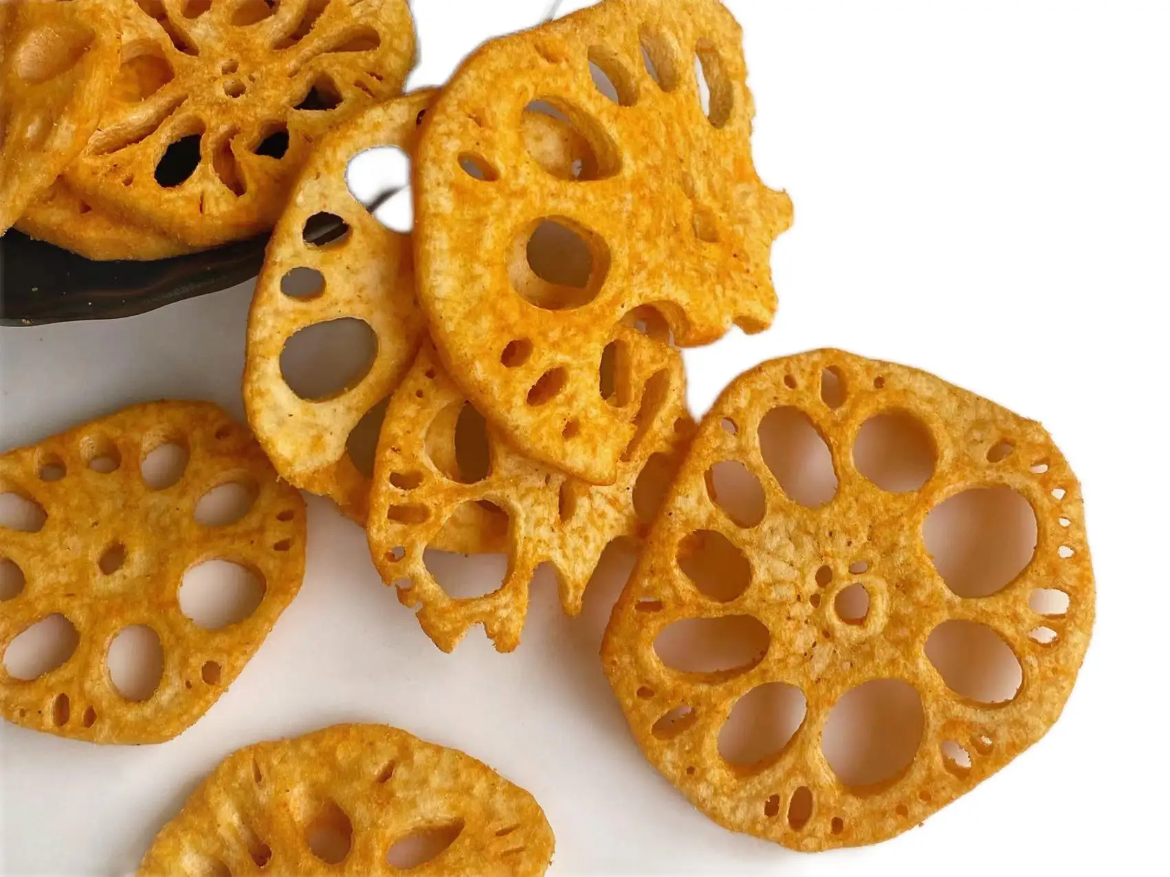 Spicy Lotus Root Chips - Vacuum Fried Vegetable Snacks, Wholesale Export | Fruit & Vegetable Snacks manufacture