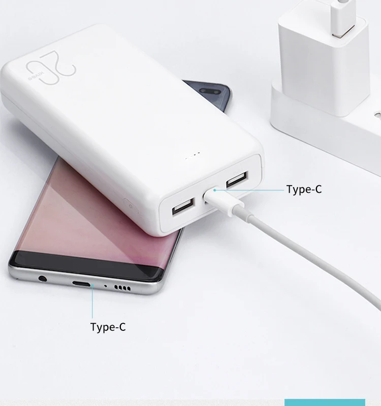 KIVEE Mobile Power Bank 20000mAh portable charger external Battery 20000 mAH power banks - ANKUX.COM