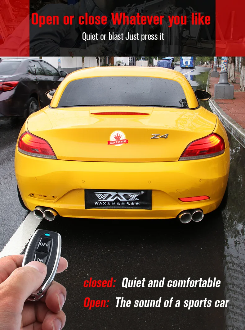 Performance Exhaust Downpipe Muffler  Valvetronic Electronic Exhaust Catback System For BMW Z4 G29 2019-2021