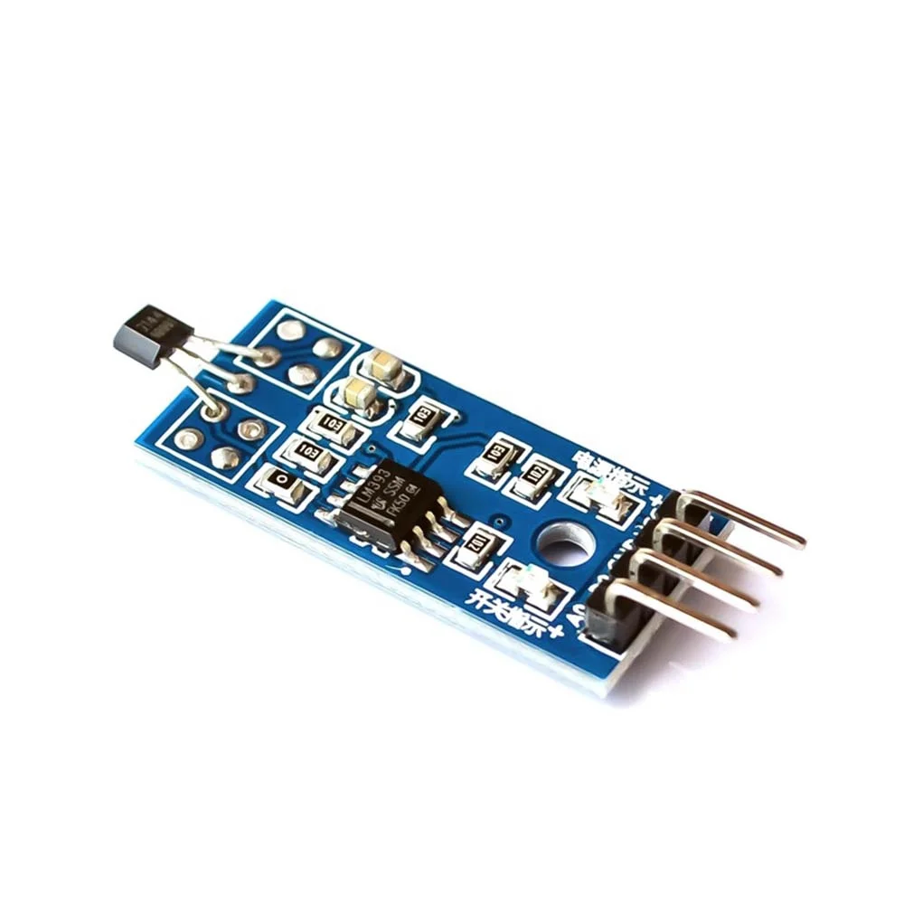 Taidacent Lm393 3144 Hall Sensor Module Hall Effect Sensor For Speed