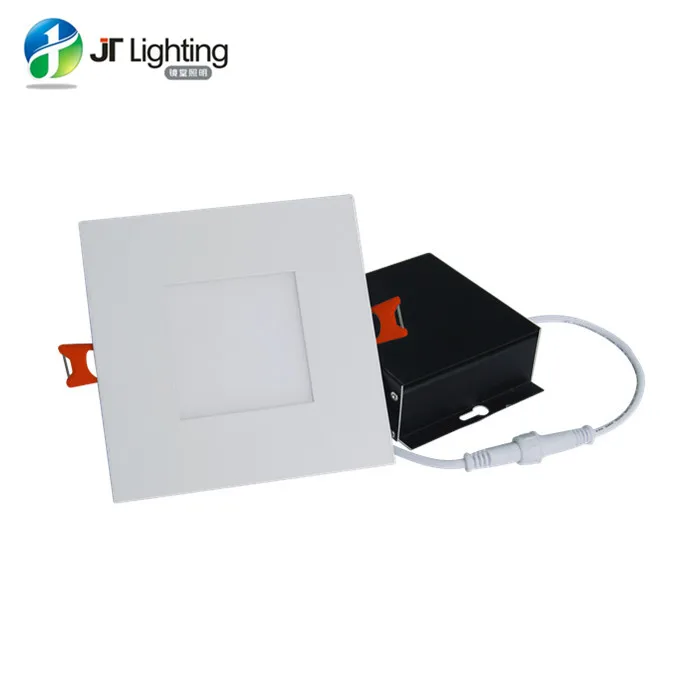 China Factory  ETL ES 4 inch white slim recessed type square led panel light