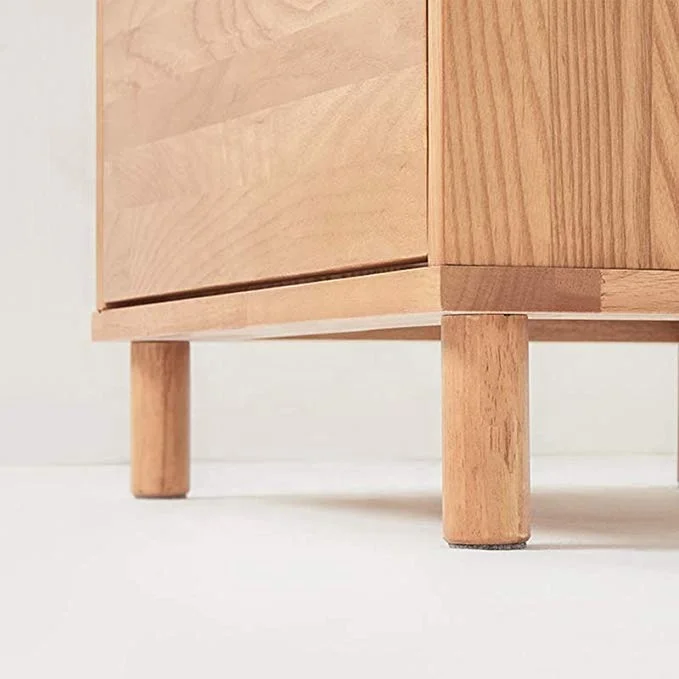 Wooden Bedside Table With 2 Drawers Nordic Bedside Table