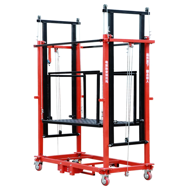 Electric Lifting Scaffolding Remote Control Mobile Climbing Platform