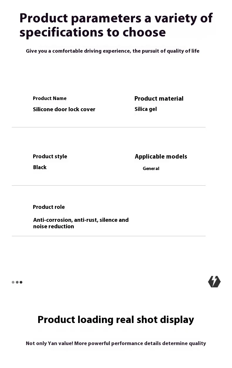 Door Latch Protector Universal Thickened Anti-Collision Door Lock Sticker Protective Car Door Shock Absorber Cushion Pad