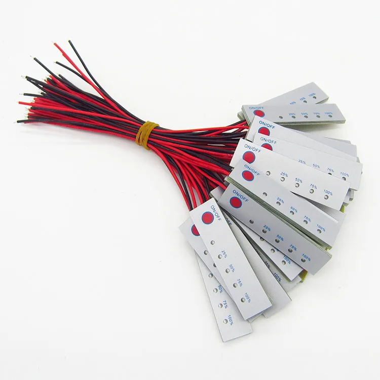 Taidacent 3S/4S/5S 12V Lithium Li-ion LiPo Battery Charger Monitor Indicator Board Five Level Indicator Meter - ANKUX.COM