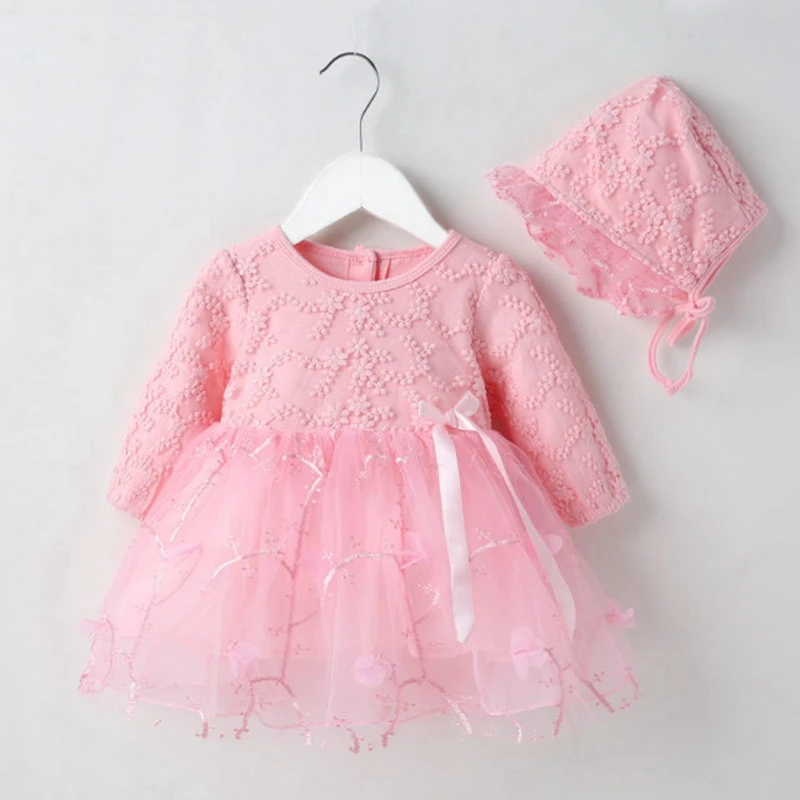 Cute Baby Dresses For Girls Birthday Baby Long Sleeves Princess Dress ...