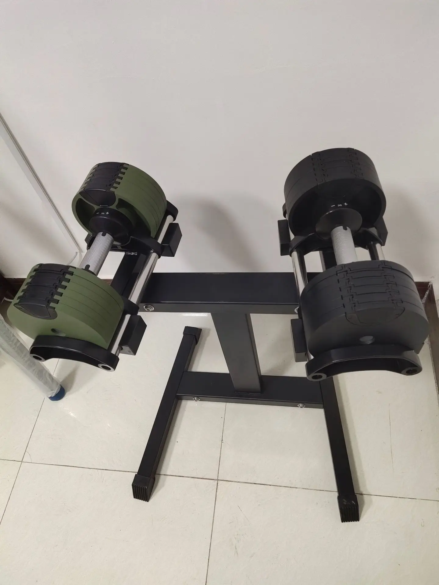 Dumbbell Rack with Dumbbells