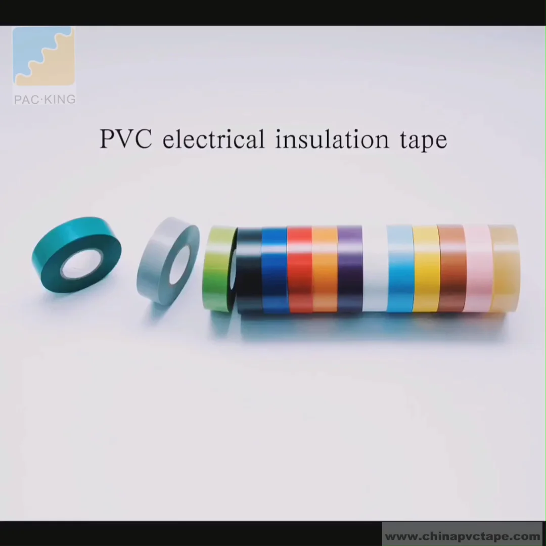 Pvc Log Rolls Electrical Insulation Tape Glossy Colors Vinyl Insulating