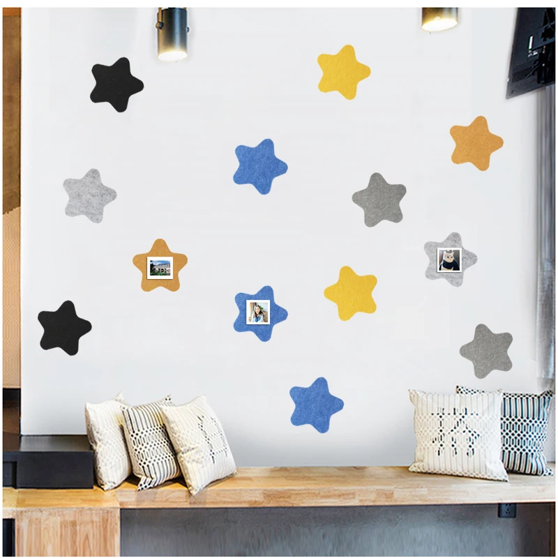 factory direct sale low cost felt sticker with different shapes