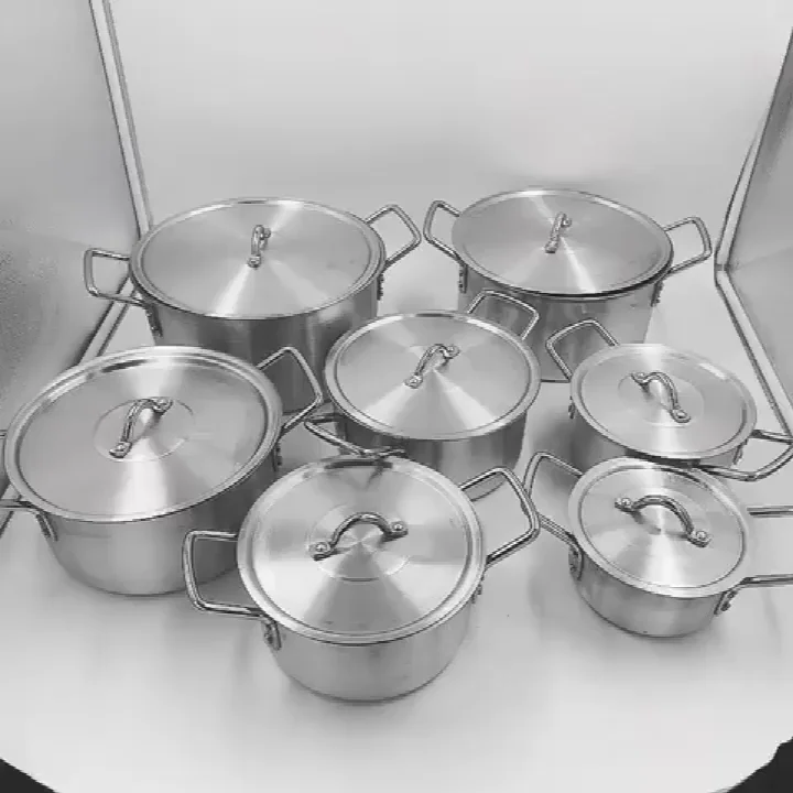 pot set for cooking