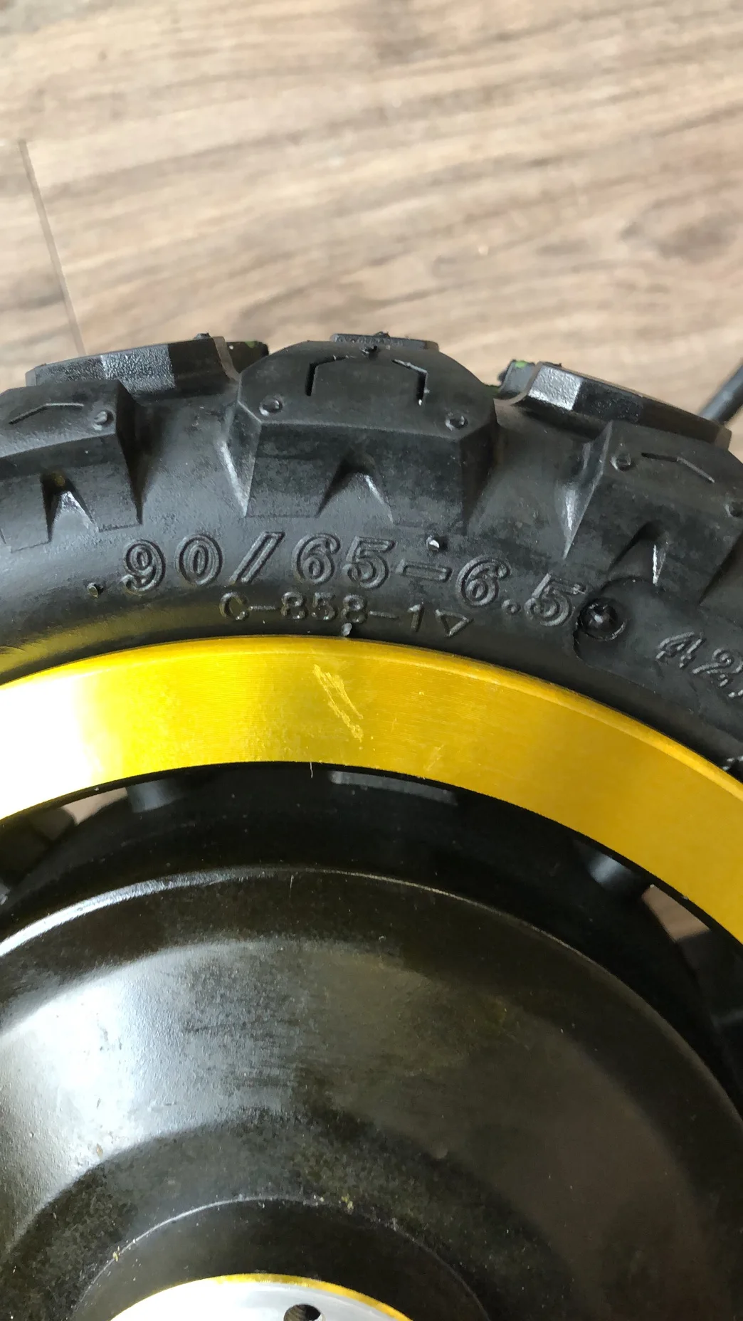 60V 3000W Gold color 65km/h 11inch Scooter hub Motor