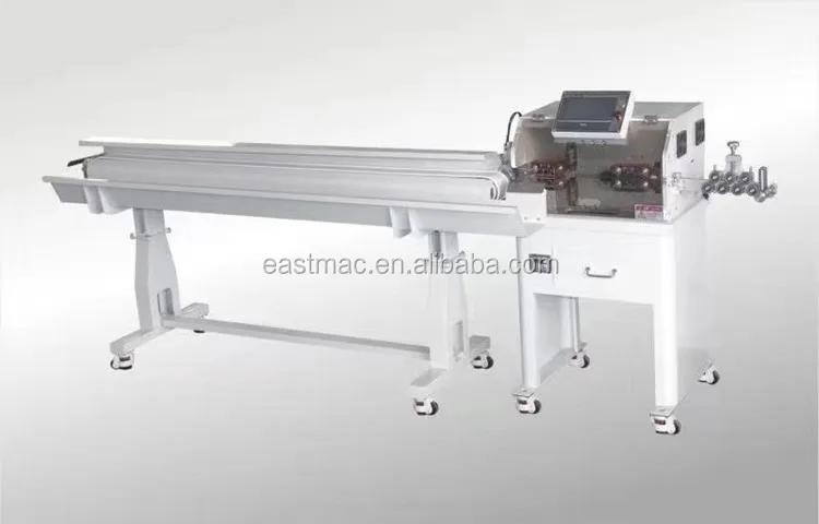 High speed full automatic wire and cable stripping and cutting machine for electron beam welding